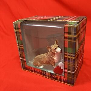 Sandicast Pembroke Welsh Corgi / Red Christmas / Ornament / Small